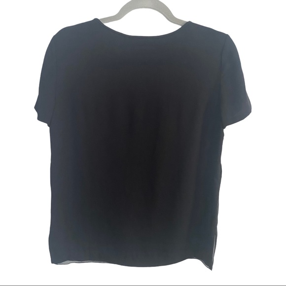 Diane Von Furstenberg 100% Silk Animal Print Short Sleeve Blouse - Picture 2 of 12